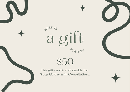 Sleep Guide Gift Card